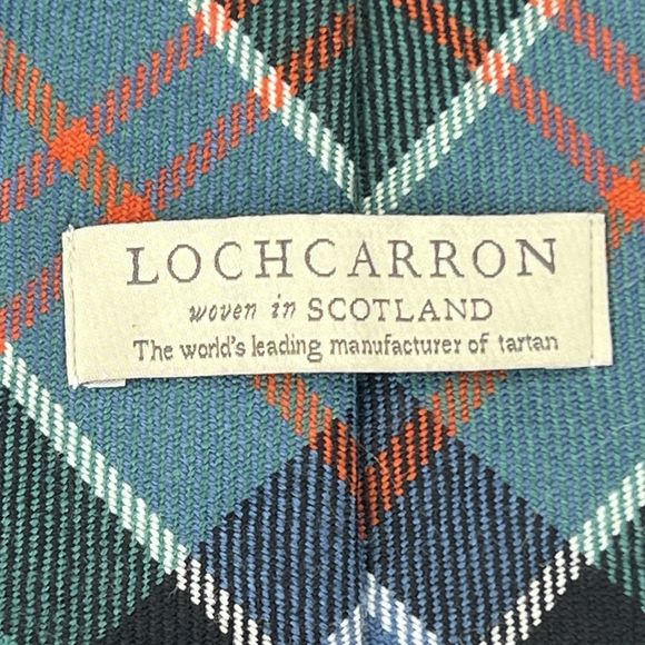 Lochcarron of Scotland 100% Wool Tie Tartan Plaid Green Blue Red Classic Royal - Picture 5 of 10